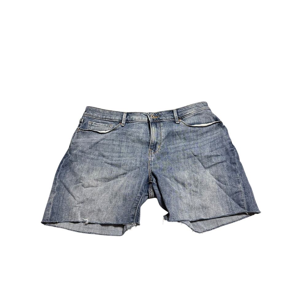 Signature by Levi Strauss Mid Rise Denim Cut Off Shorts Women's Size 12